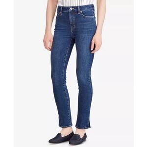 Ralph Lauren Regal Straight Ankle Jeans Women’s Size 8P Split Hem Classic Casual
